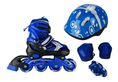 Patines En Linea Ajustables Semiprofesionales Kit Chicago