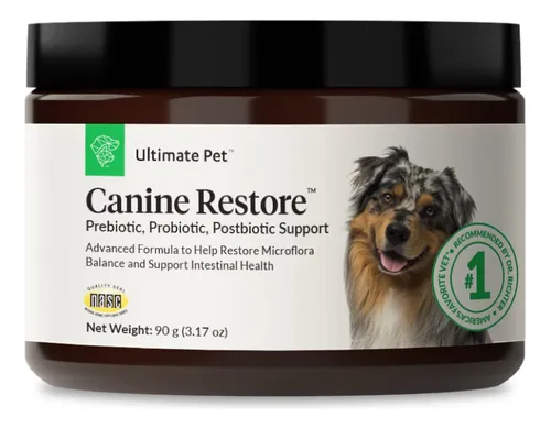 Ultimate Pet Nutrition Canine Restore, Prebiotico, Probiotic