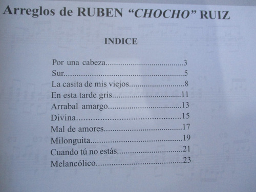 Imagen 2 de 3 de Tangos, Album Nº 4 Arreglos De Aníbal Arias. Guitarra