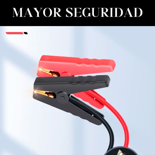 Arrancador Cargador Portatil Bateria Auto Lancha Led Luz Usb