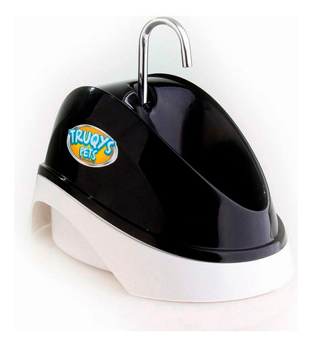 Bebedouro Automático P/ Gatos Bivolt Preto 2l Truqys Pets