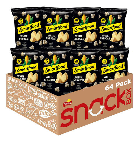 Palomitas De Maíz Sabor Queso Cheddar Blanco 28 Gramos 64 Un