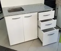 Comprar Bajo Mesada De 110 C\u002F Mesada En Granito Y Bacha De Acero
