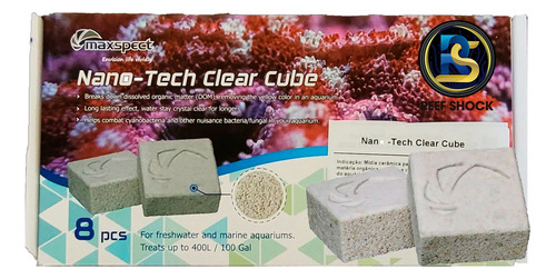 Midia Biologica Maxspect Nanotech Clear Cube Trata 400l