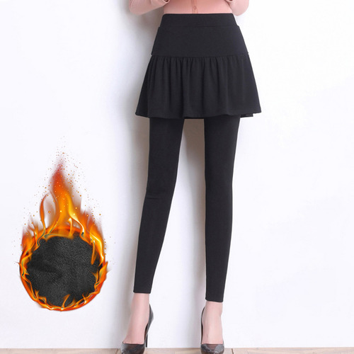 Cintura Elástica Engrosada, Pantalones Con Parte Inferior En