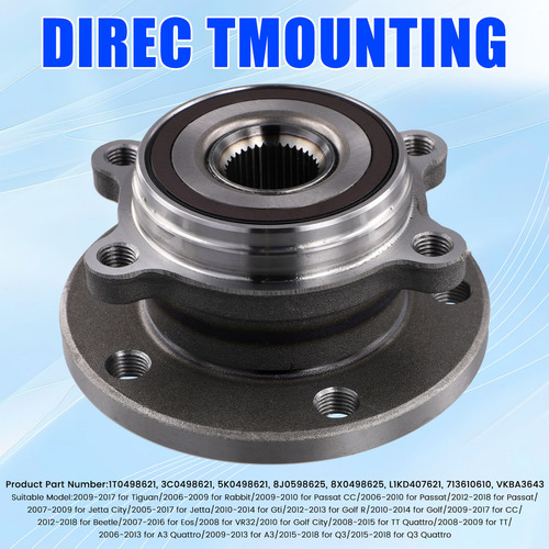 5k0498621 1t0498621 3c0498621 2k0498621a Car Front Wheel Hub