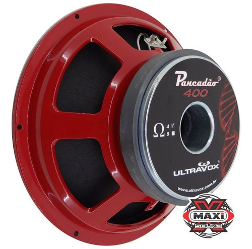 Falante Woofer Ultravox Pancadão 400 Rms 4 Ohms 12 Polegadas
