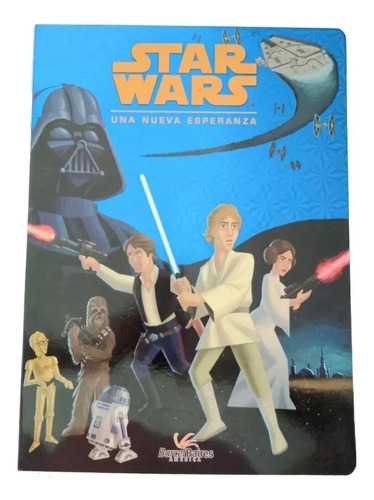 Libro Star Wars Tapa Dura Disney Una Nueva Esperanza Lanus