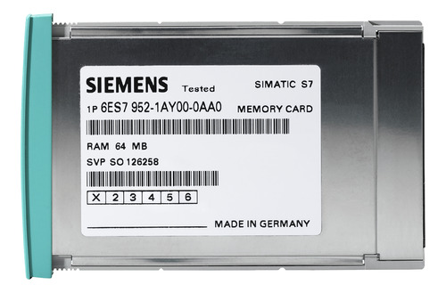 Cartão De Memória Siemens 6es7952-1as00-0aa0 16mbyte