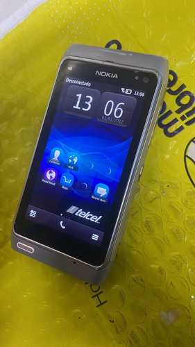 Nokia N8 Gris Plata Original Telcel Con Detalle. Leer!!