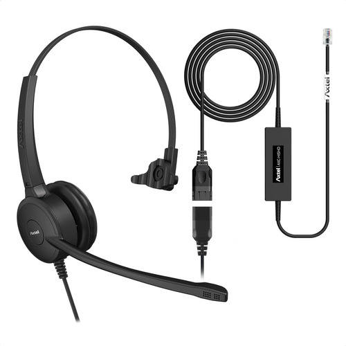 Paquete De Auriculares Profesionales Axtel Prime Mono Y Axc-