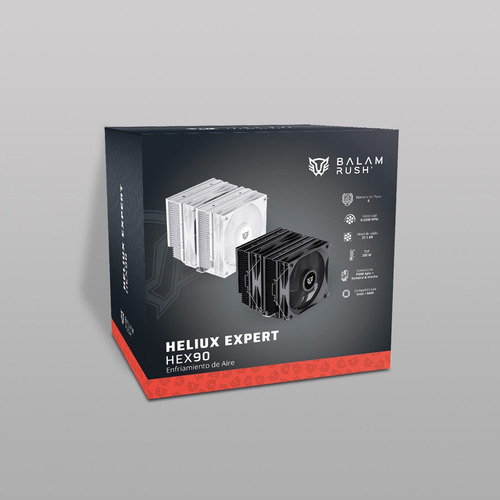 Enfriamiento De Aire Heliux Expert Hex90 6 Pipas Tdp 295 W