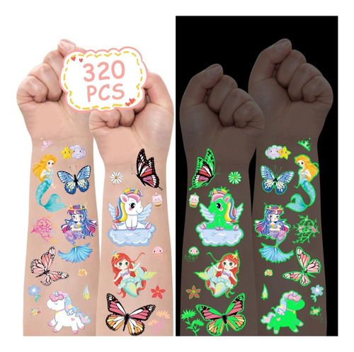 Tatuajes Temporales Niños 320 Tattos