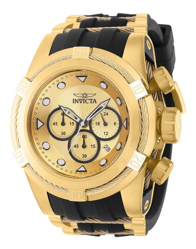 Reloj Invicta 37195 Oro Negro Hombres