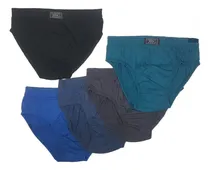 Comprar Calzoncillo De Hombre Pack X6 Slips Algodon 1ra Calidad.