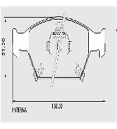 Pastilha Freio Fras Le New Fit Ex/exl 1.5 16v 09/ Teves