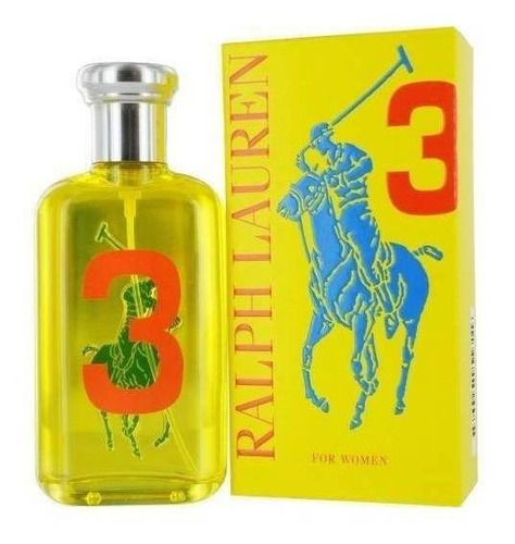 Ralph Lauren Big Pony Collection 3 Yellow EDT 50ml para feminino