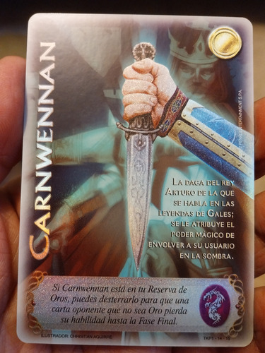 Carta Oro Carnwennan Mitos Y Leyendas Primer Bloque