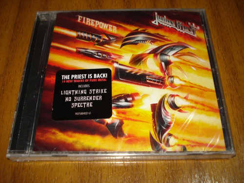 Cd Judas Priest / Firepower (nuevo Y Sellado) Made In Usa 