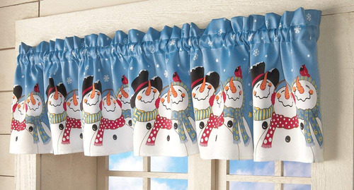 Trenton Gifts Cenefa Ventana Muñeco Nieve Invierno Frosty