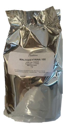 Maltodextrina 1 Kg Maltodextrina Grado Alimenticio 