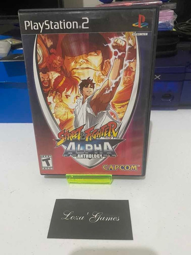 Street Fighter Alpha Anthology Playstation 2 Original