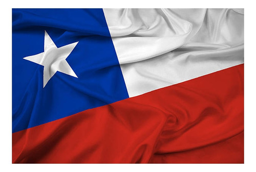 Bandera Chile Nacional 1.50x90cm Exterior Grande