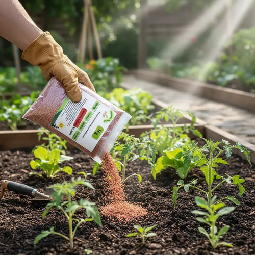foto de Kit Adubo Orgânico com Ureia, Cloreto de Potássio e Superfosfato de 3kg para Plantas