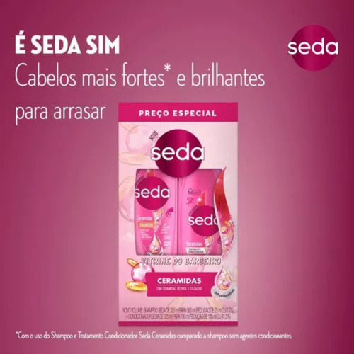 Kit Com Ceramidas Infusão Ativa Kit Shampoo E Condicionador!