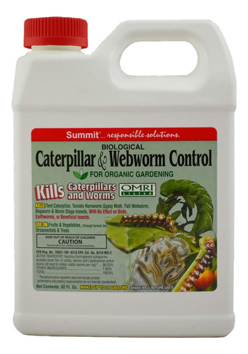 Summit Caterpillar And Worm Control Manguera Extremo 1 Galon