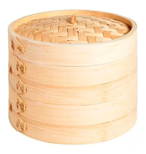 Vaporiera Bambú Doble 24 Cm