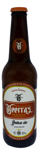 Cerveza Artesanal Estilo Red Ale Beerras 24 Botellas 355ml