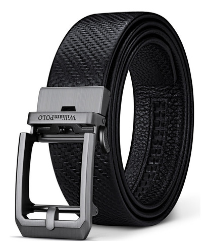Cinturón De Piel Genuina Para Hombre Con Hebilla Automática