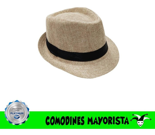 Imagen 5 de 7 de Capelinas Gacho Sombrero Dama Hombre Verano Mm4499
