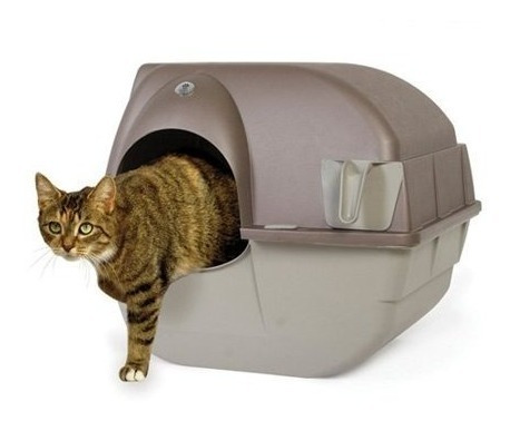 Litera Para Gatos - Cat Litter Box - Autolimpiante Cerrada
