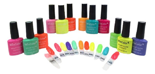 Esmalte Semipermanentes Neon X12