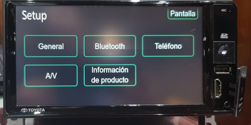 Estéreo Toyota Etios Negro Bluetooth Usb Mp3 Negro (Usado)