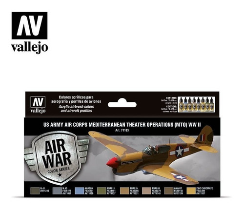 Vallejo Set Pintura X8 Us Army Corps Medit Rdelhobby Mza