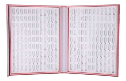 T Libro De Gráfico De Visualización De Color De Uñas Rosado