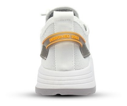 Imagen 2 de 9 de Tenis Casuales Unisex Gris/blanco Tmx