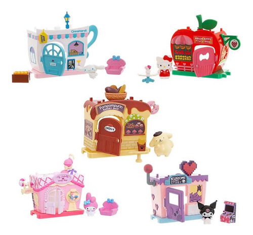 Hello Kitty Casita Miniatura Con Accesorios Hello Sanrio Ruz