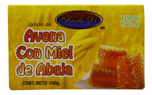 Jabón De Avena Y Miel De Abeja, By Karla Di, 100