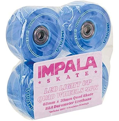 Impala Rollerskates - Ruedas De 4 Unidades, Unisex, Color A