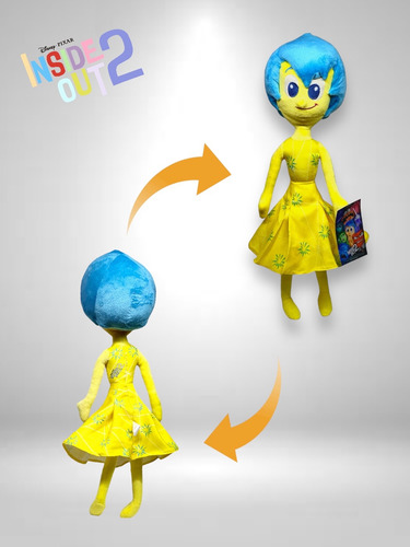 Peluche Alegria Inside Out 2 Intensamente
