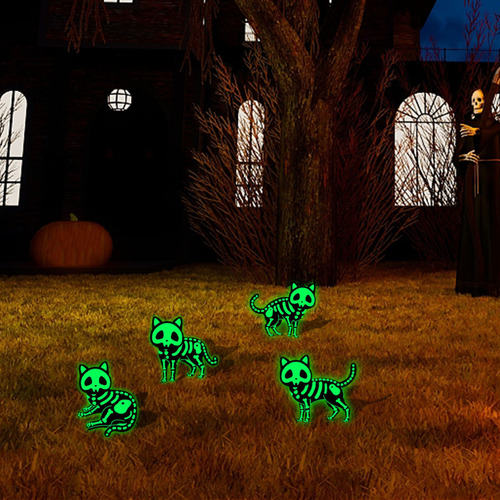 R Decoración Exterior Halloween Garden Fluorescent 4 Reflect