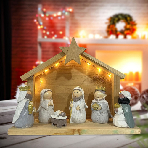 Estatua De De Navidad, Figura Del Nacimiento De Jesús Con