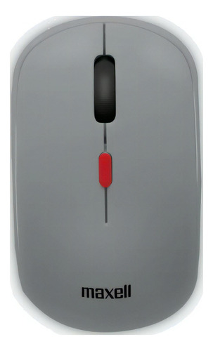 Mouse Inalambrico Maxell Optico 1200 Dpi Usb Ergonomico Color Gris