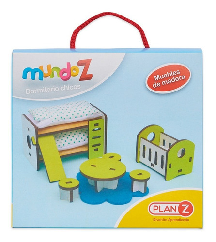 Imagen 3 de 9 de Muebles Casita Muñecas Infantil Cuarto Chicos