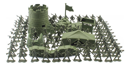 Set De Minijuguetes Soldier Playset Para Niños, Accesorios P