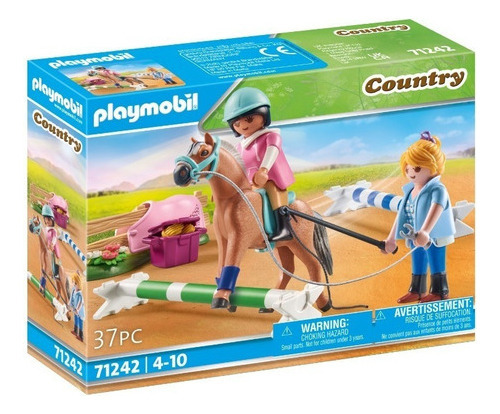 Figura Armable Playmobil Country Clase De Equitación 37 Pc